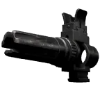 .30 Cal Steel Black Flash Hider
